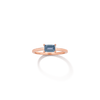 Birthstone Baguette Ring - Alexandrite