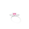 Birthstone Baguette Ring - Garnet