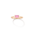 Birthstone Baguette Ring - Pink Tourmaline
