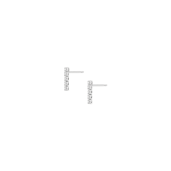 Petite Lab Grown Diamond Tennis Earrings