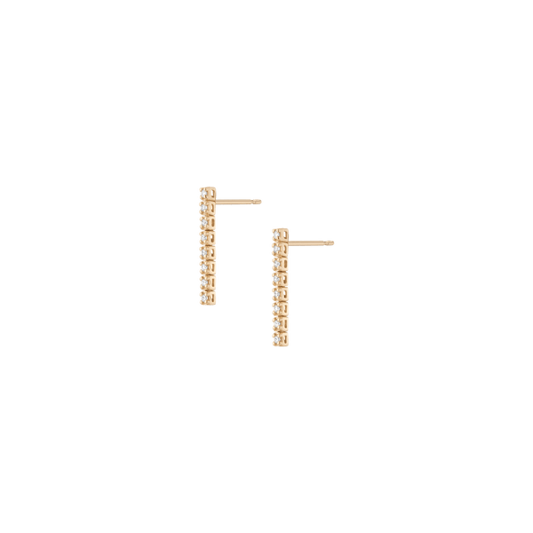 Petite Lab Grown Diamond Tennis Earrings