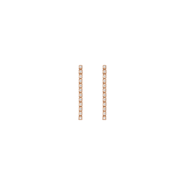 Petite Lab Grown Diamond Tennis Earrings