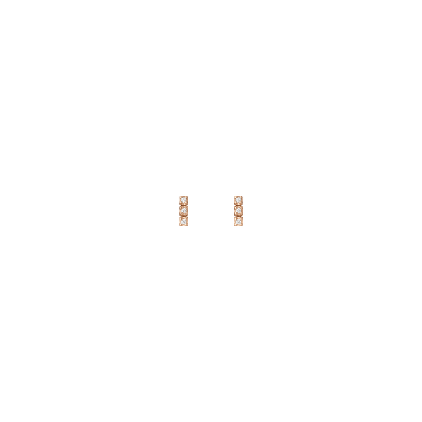 Petite Lab Grown Diamond Tennis Earrings