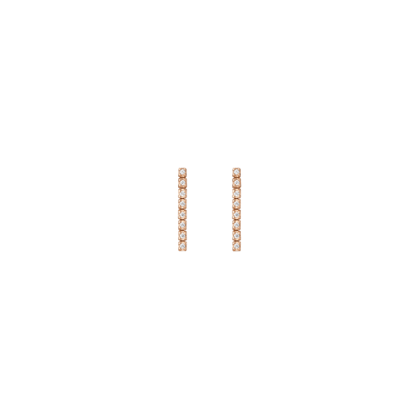 Petite Lab Grown Diamond Tennis Earrings