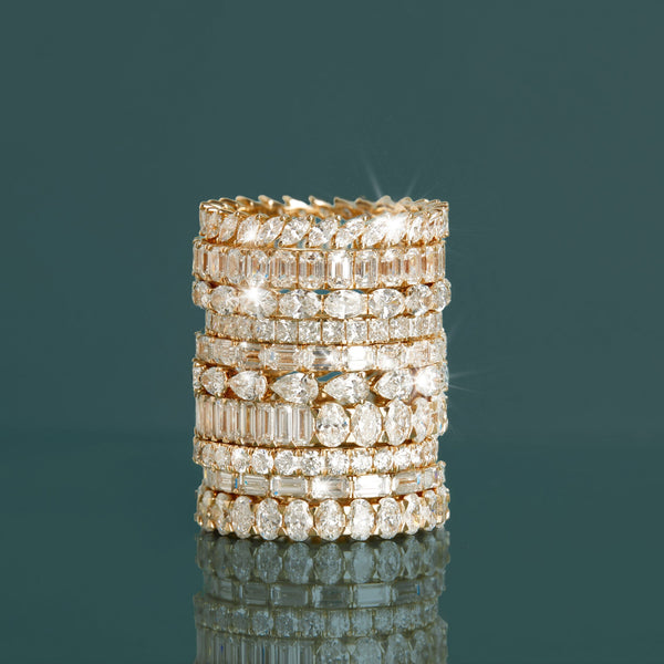 Oval Diamond Eternity Ring