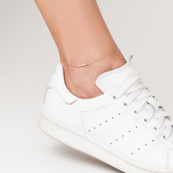 Gold Bar Anklet