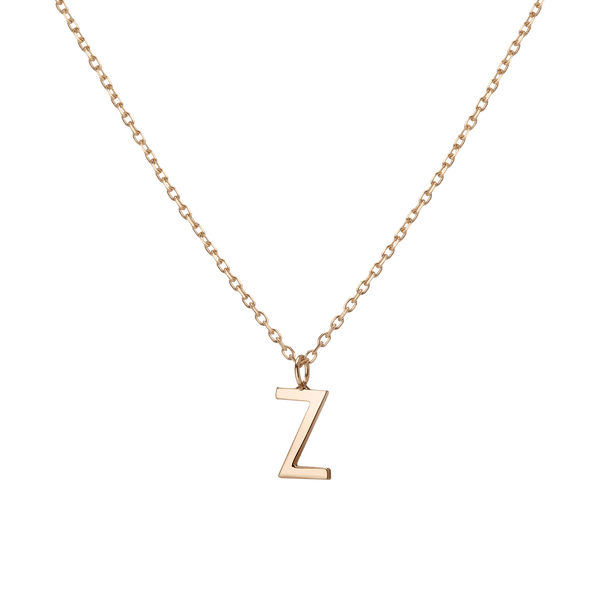 Classic Gold Letter Necklace