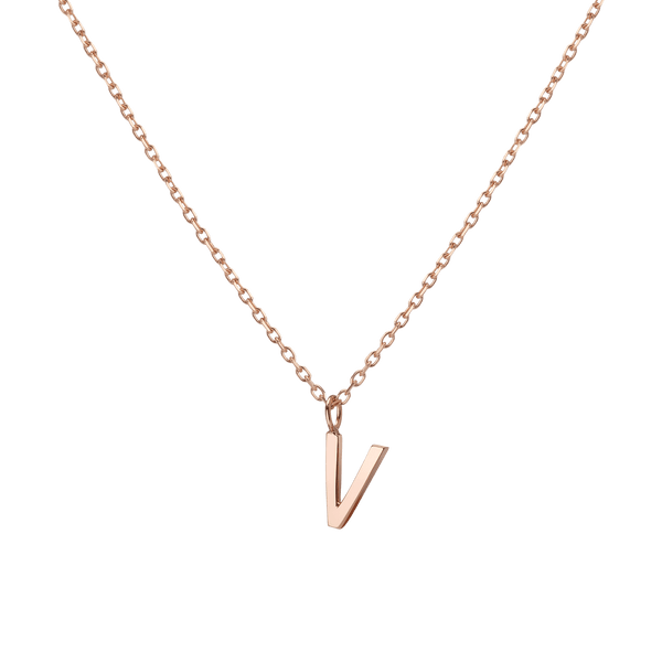 Classic Gold Letter Necklace