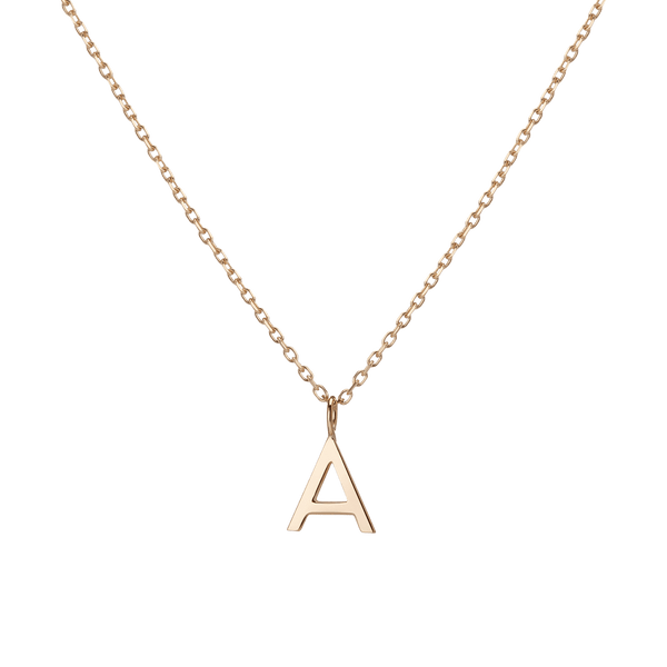 Classic Gold Letter Necklace