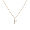 Classic Gold Letter Necklace