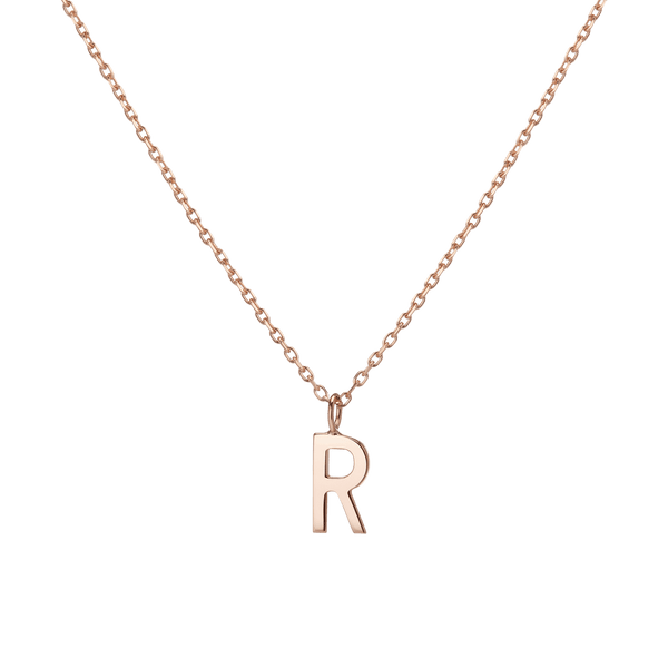 Classic Gold Letter Necklace