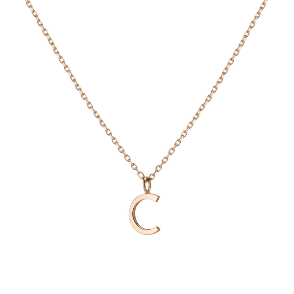 Classic Gold Letter Necklace