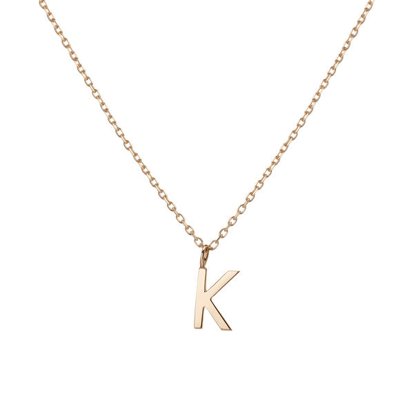 Classic Gold Letter Necklace