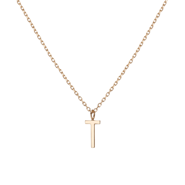 Classic Gold Letter Necklace