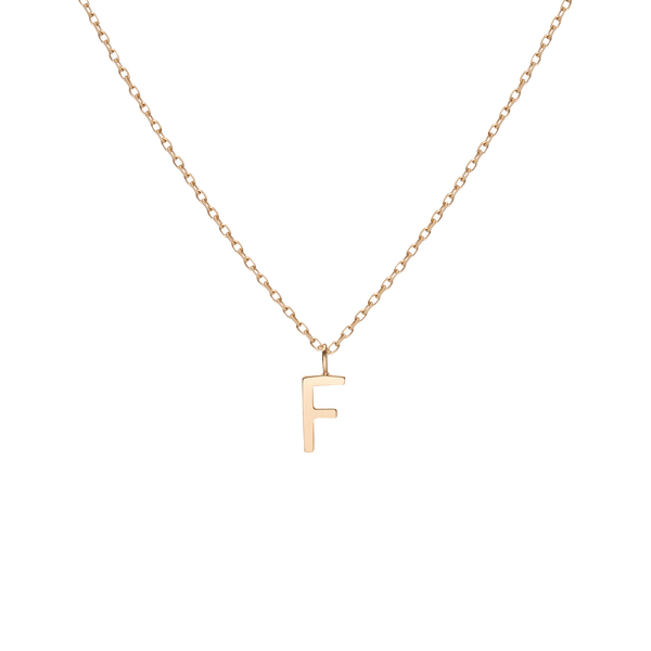 Classic Gold Letter Necklace