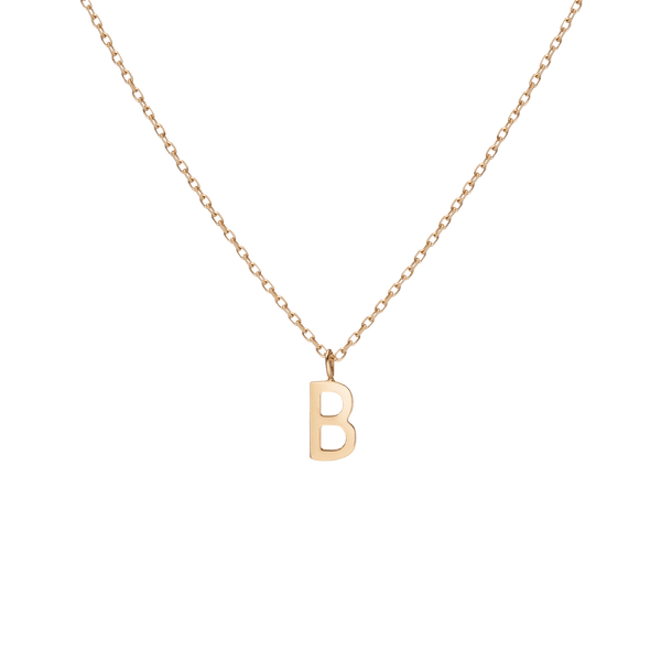 Classic Gold Letter Necklace