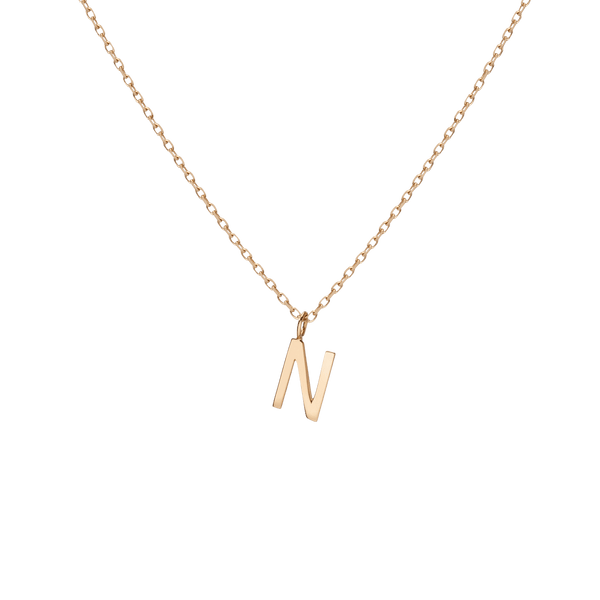 Classic Gold Letter Necklace