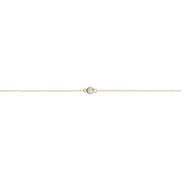 Mini Diamond Bezel Bracelet