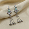 Heritage Silver-Tone Jhumka