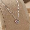 Double Layer Butterfly Pendant