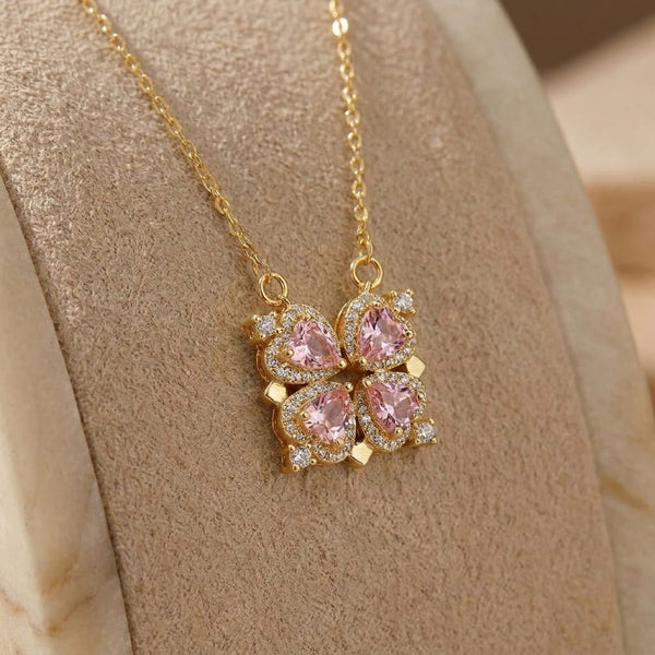 Magnetic Pink Heart Pendant