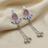 Heritage Silver-Tone Jhumka