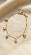 Delicate Heart Charm Bracelet