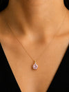 Blush Stone Minimal Pendant