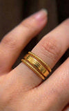 Golden Twist Ring
