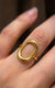 Golden Oval Ring