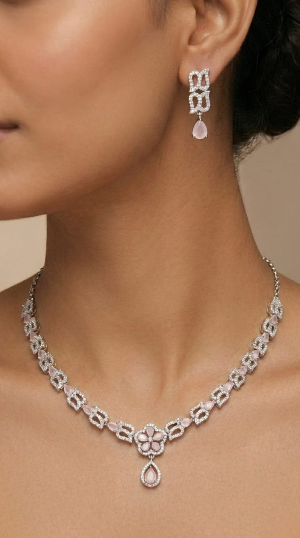 Loop Crystal Necklace
