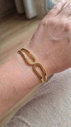 Golden Curve Kada Bracelet