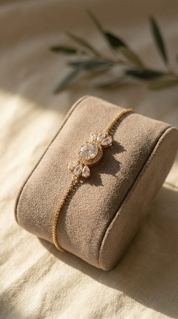 Flower Adjustable Chain Bracelet