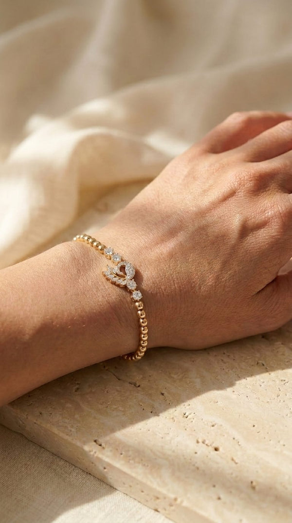 Peacock Tennis Bracelet