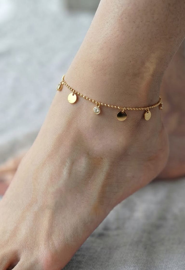 Golden Charm Anklet