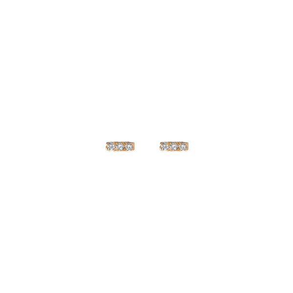Mini Diamond Bar Earring