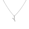 Classic Diamond Letter Necklace