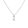 Classic Diamond Letter Necklace