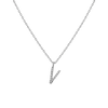 Classic Diamond Letter Necklace