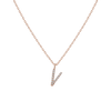 Classic Diamond Letter Necklace