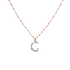 Classic Diamond Letter Necklace