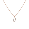 Classic Diamond Letter Necklace