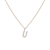 Classic Diamond Letter Necklace