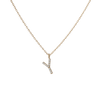 Classic Diamond Letter Necklace
