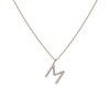 Classic Diamond Letter Necklace