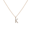 Classic Diamond Letter Necklace