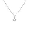 Classic Diamond Letter Necklace