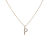 Classic Diamond Letter Necklace