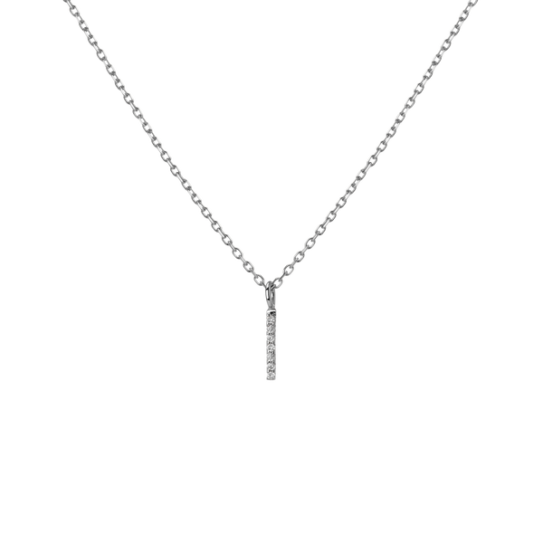 Classic Diamond Letter Necklace