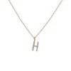 Classic Diamond Letter Necklace